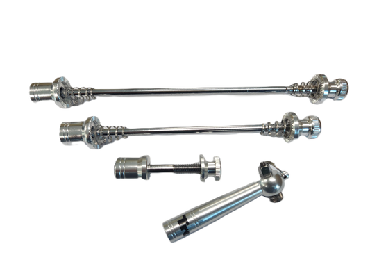 Anti-theft skewer set with key