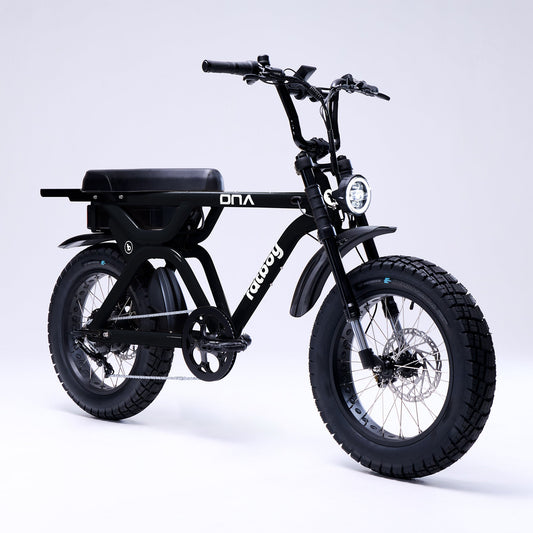 Fatboy DNA V3 Performance e-bike with V2 front suspension in Gloss Black