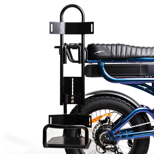 Golf bag carried on an Ampd Bros ACE e-bike