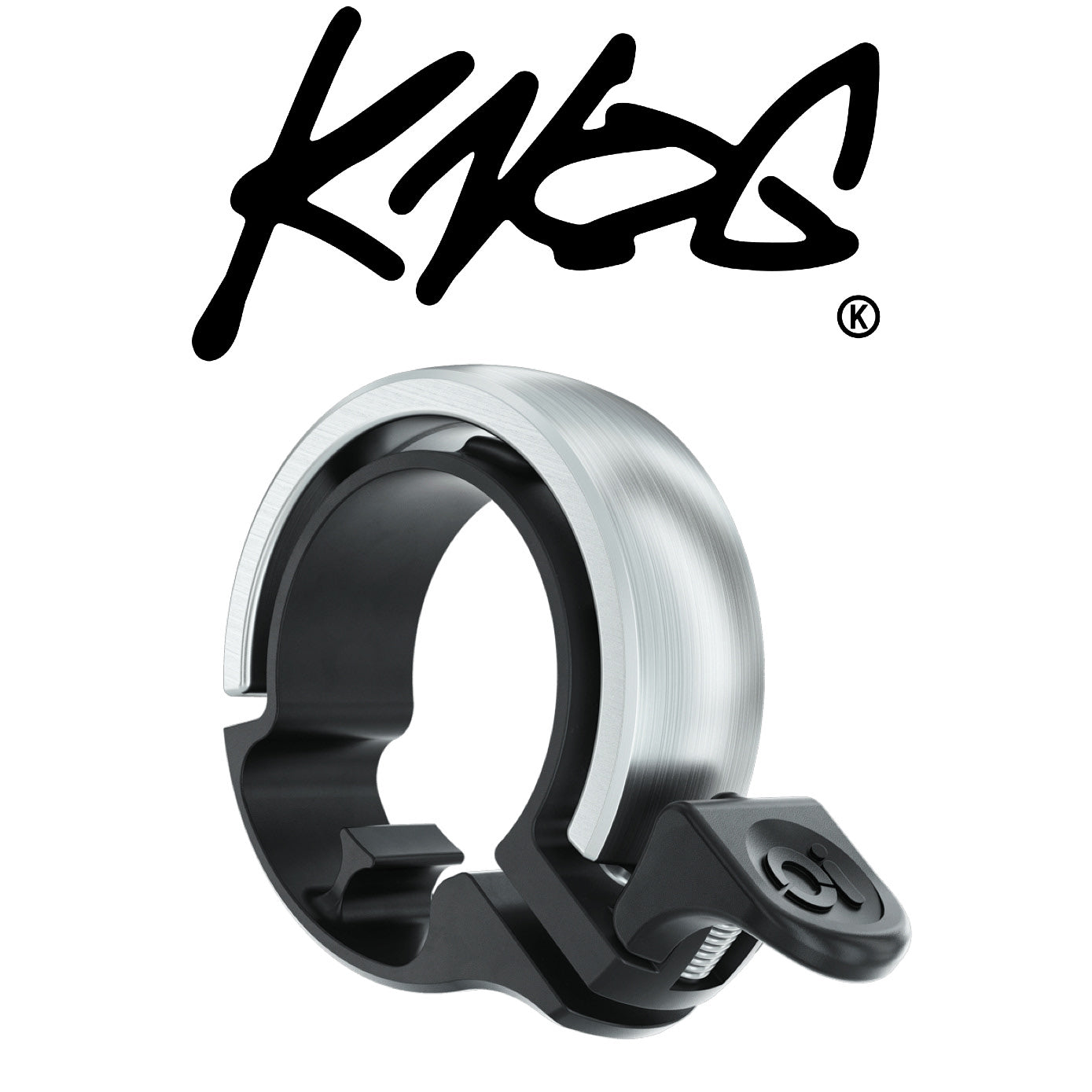 Knog Oi Classic Bell Large 23.8-31.8mm Silver
