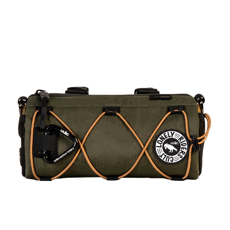 ULAC Coursier GT 1.7L handlebar bag in moss green