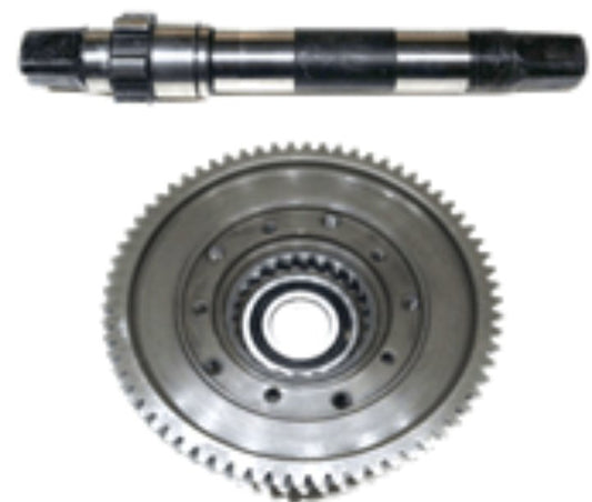 Bafang Standard Crank Axle 68mm with Chainring gear - Image 2