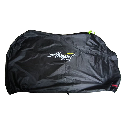 Ampd Bros Epic Bike Cover fitted over an e-bike