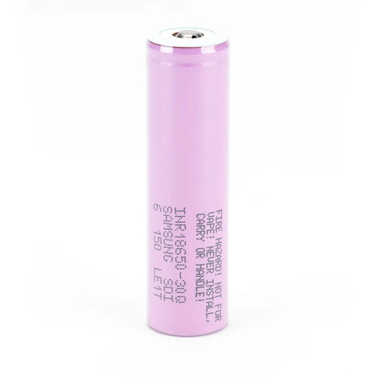 Samsung 30Q 18650 3000mAh 15A - Button Top Battery - Image 2