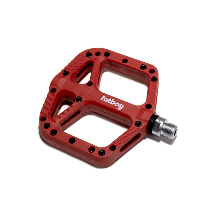 Fatboy coloured pedals in Red