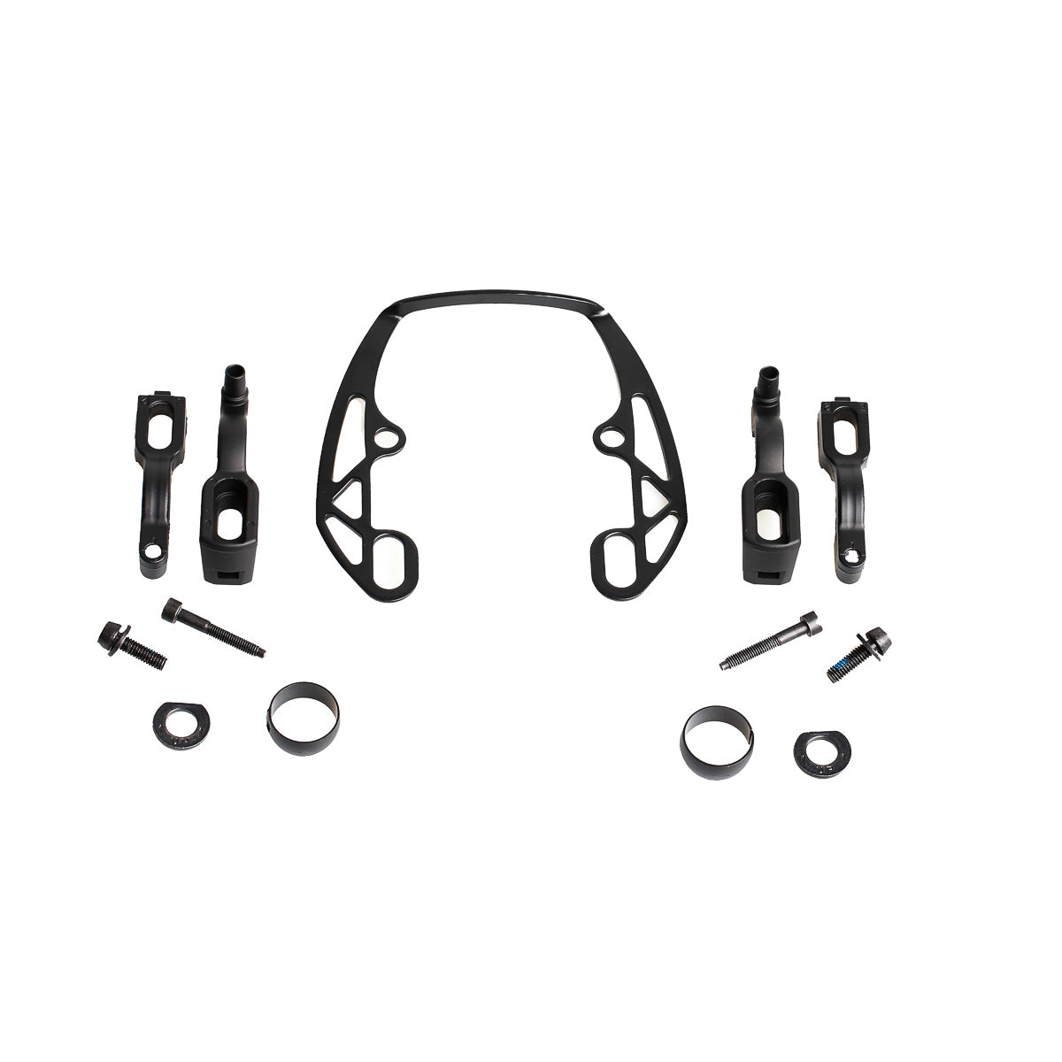 Magura EVO2 adapter, for one brake, black, incl. EVO2 mounting plate, black (PU = 1 piece)