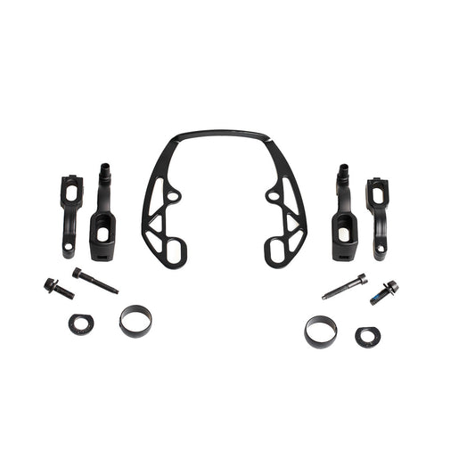 Magura EVO2 adapter, for one brake, black, incl. EVO2 mounting plate, black (PU = 1 piece)