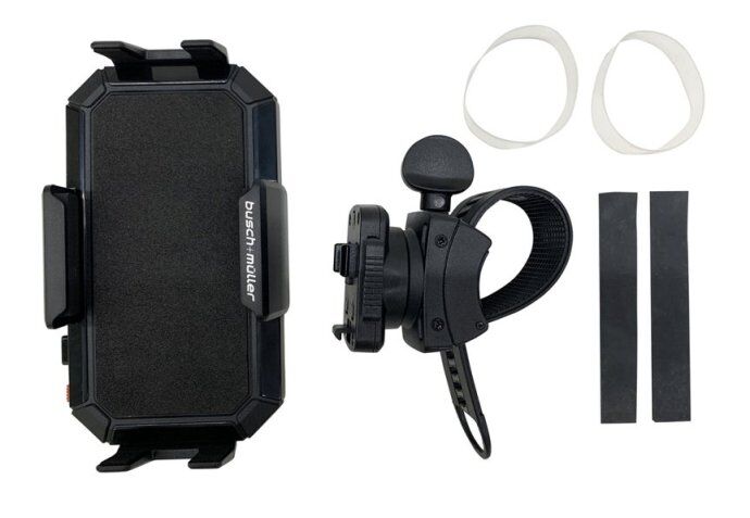 Busch & Müller Universal Mobile Phone Holder and handlebar mount