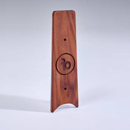 Fatboy Bagus V2 walnut wood feature panel fitted to the frame