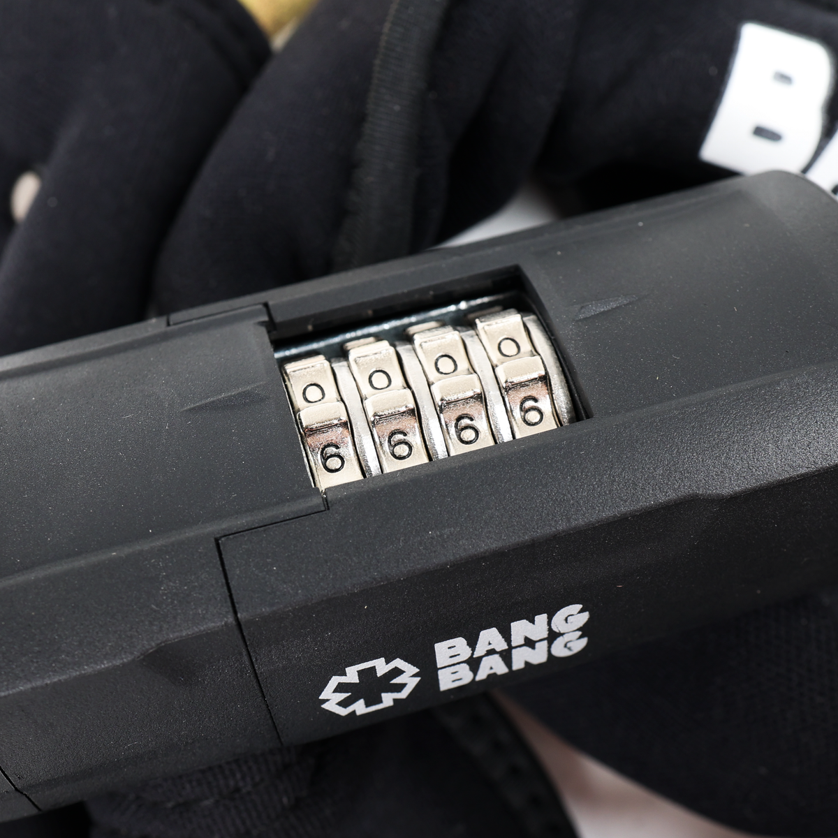 Fatboy Bang Bang chain lock wrapped through e-bike frame and wheel