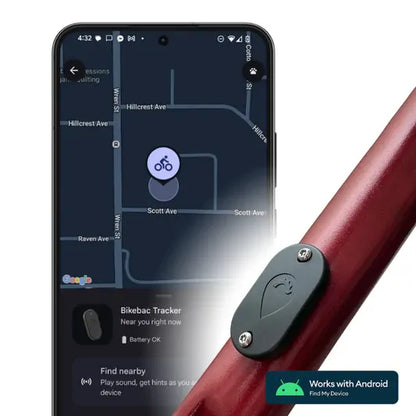 BikeBac bicycle tracker for Android, works with Google Find Hub