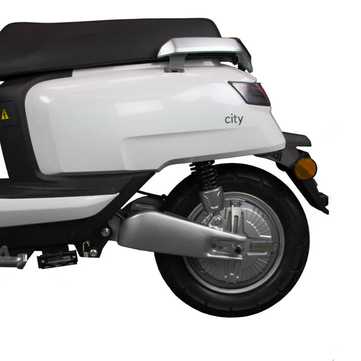 Benzina Zero City Electric Moped – view 4 | Grace & Pace Electric Bikes