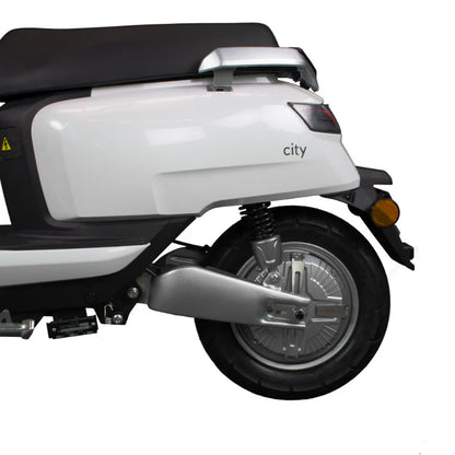 Benzina Zero City Electric Moped – view 4 | Grace & Pace Electric Bikes