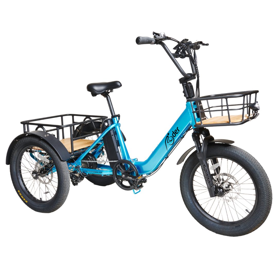 Ryder Mover Electric Trike side profile | Grace & Pace Electric Bikes