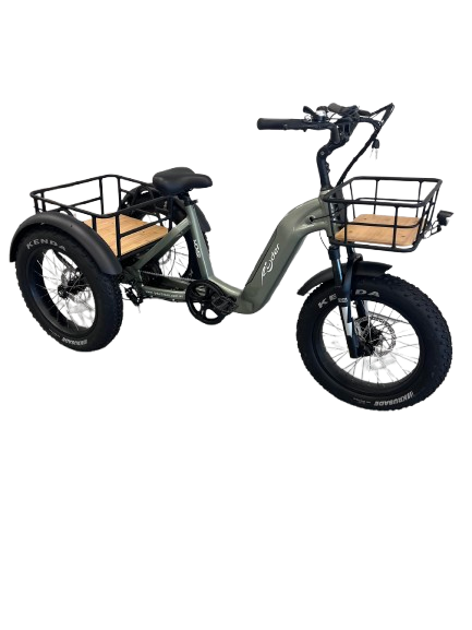 Ryder Drover Fat Tyre Electric Trike - detail