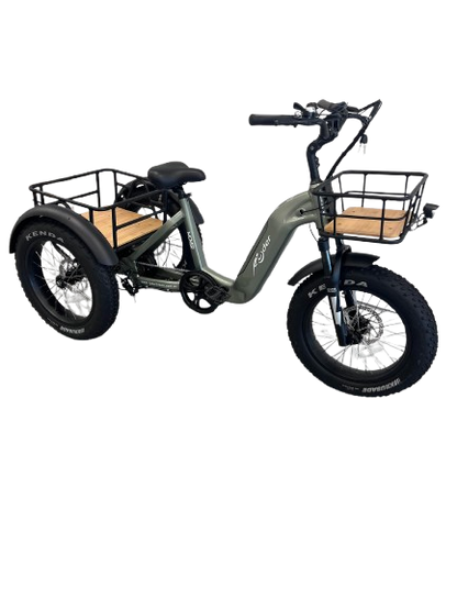 Ryder Drover Fat Tyre Electric Trike - detail