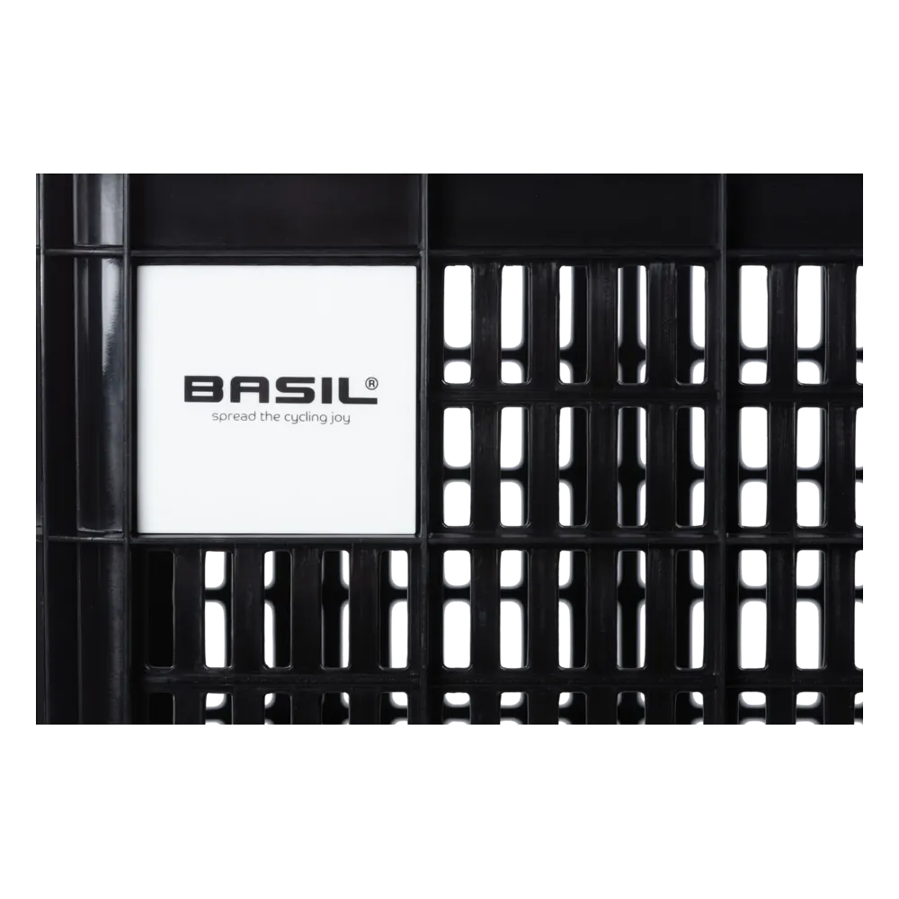 Basil Bicycle Crate MIK 2.0 S 17.5L Black Recycled - detail