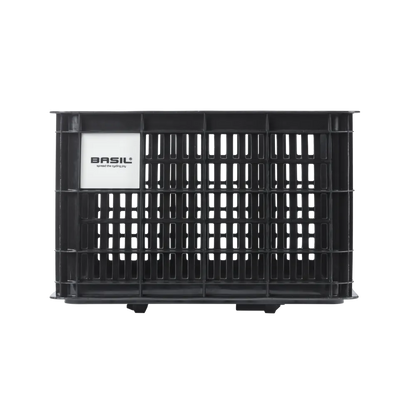 Basil Bicycle Crate MIK 2.0 M 29.5L Black Recycled - MIK adapter plate underside