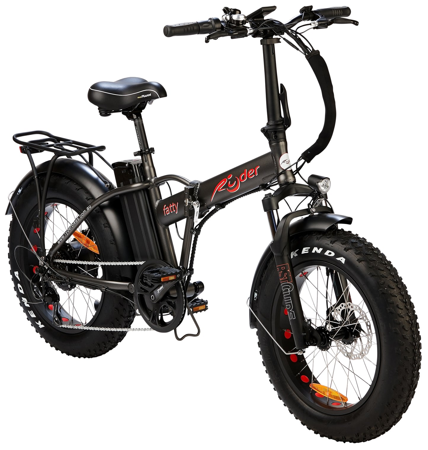 Ryder Fatty Folding Fat Tyre Electric Bike beach lifestyle | Grace & Pace Electric Bikes