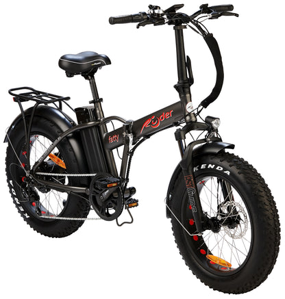 Ryder Fatty Folding Fat Tyre Electric Bike beach lifestyle | Grace & Pace Electric Bikes