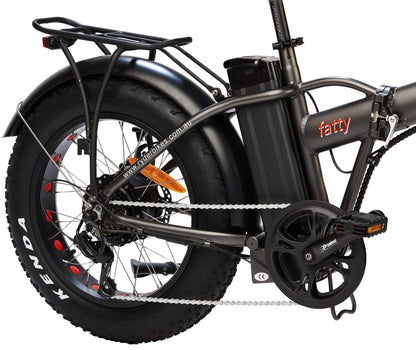 Ryder Fatty Folding Fat Tyre Electric Bike riding lifestyle | Grace & Pace Electric Bikes