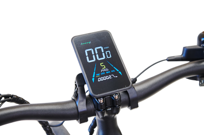 Ryder Uni-Ryder 2 Step-Thru Electric Bike cockpit and display | Grace & Pace Electric Bikes