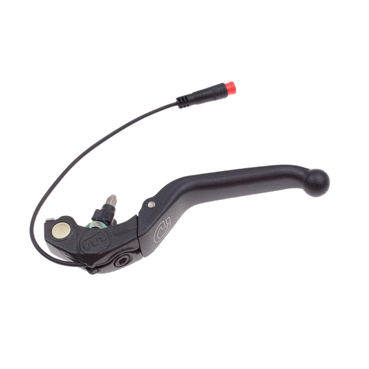 Magura Lever blade HS33e, closer, 4-finger aluminum lever blade with ball-end, black, HIGO-Closer, normally open, 150 mm tubing length (PU = 1 piece)