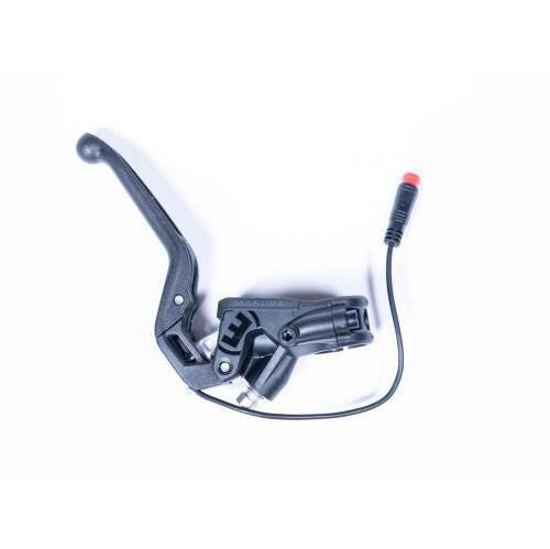 Magura MTe closer, 3-finger aluminum lever blade with ball-end, black, HIGO-closer normally open, 150 mm tubing length