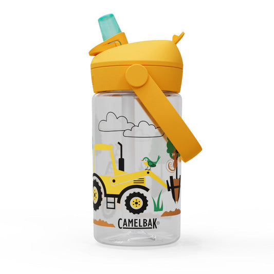 CamelBak Thrive Flip Straw Kids Bottle 400ml in Tractors and Trees