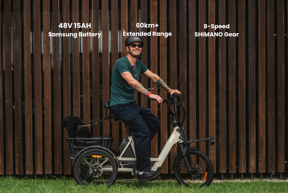 Vamos Trio 3-Wheel Electric Trike – view 6 | Grace & Pace Electric Bikes