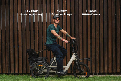 Vamos Trio 3-Wheel Electric Trike – view 6 | Grace & Pace Electric Bikes