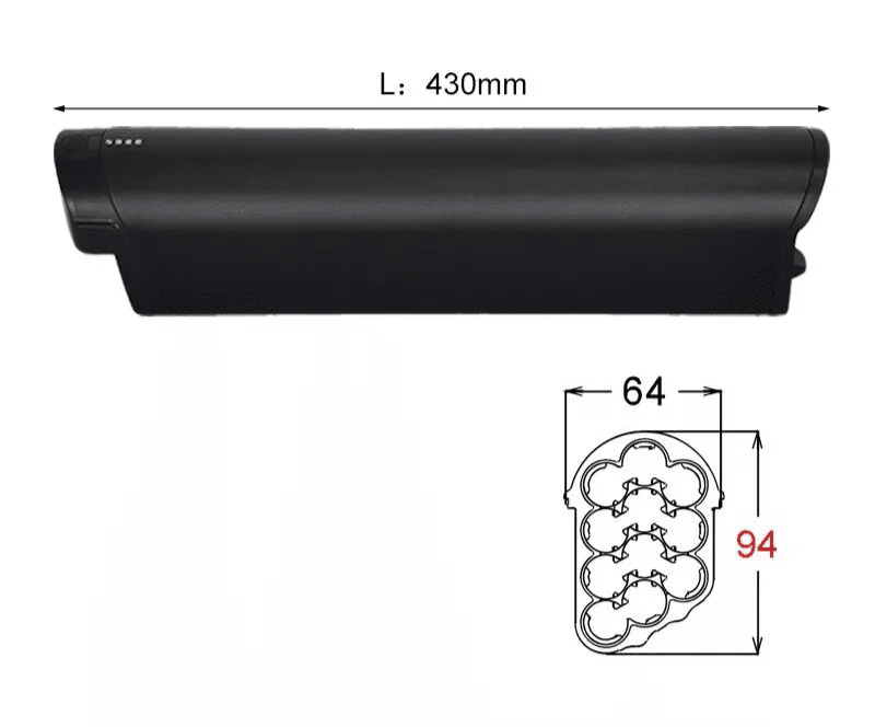 36V 14Ah 504Wh Eel Pro In-Frame Samsung eBike Battery CPEP36-14 - Image 2