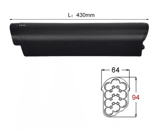 36V 14Ah 504Wh Eel Pro In-Frame Samsung eBike Battery CPEP36-14 - Image 2