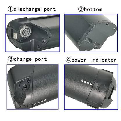 36V 14Ah 504Wh Mini Eel In-Frame Samsung eBike Battery CPEM36-14 - Image 4