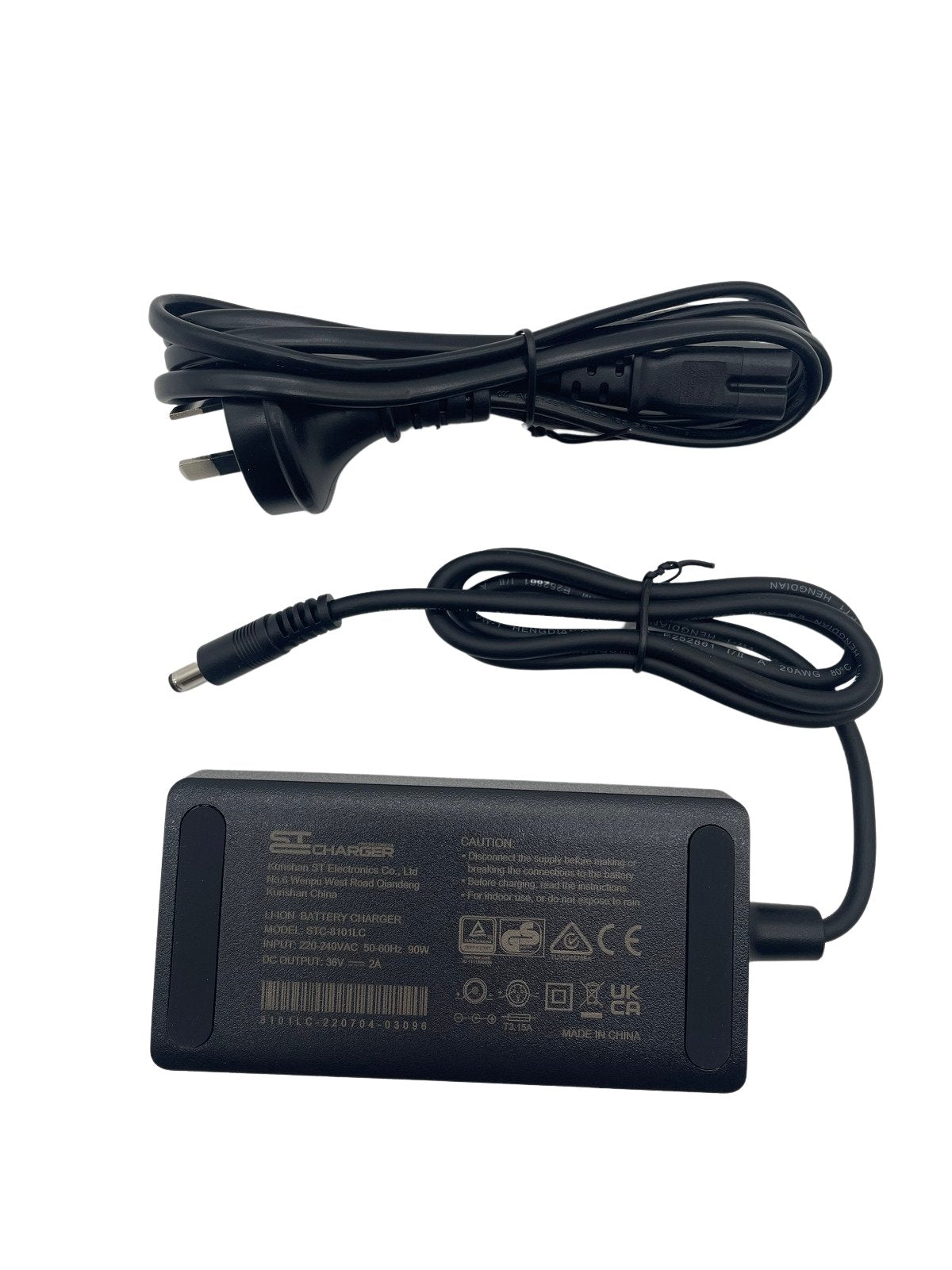 36V 2A DC2.1 / 5.5 eBike Battery Smart Charger CPSP36-2A - Image 2