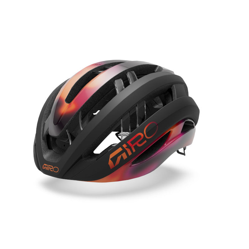 Giro Aries Spherical Helmet in Matte Black/Freq Orange