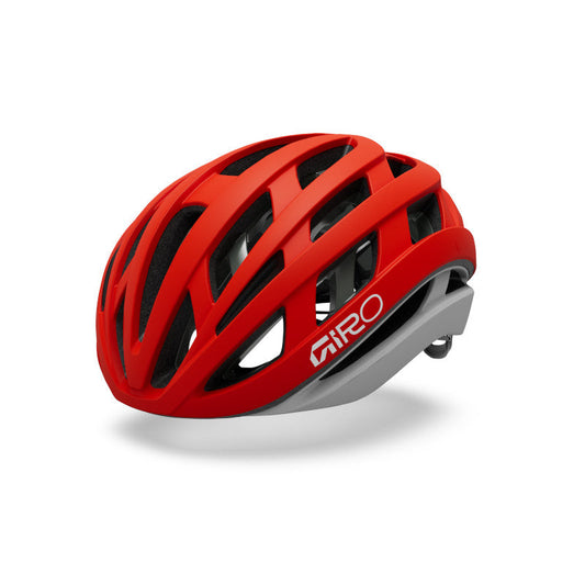 Giro Helios Spherical Helmet in Matte Flame Red