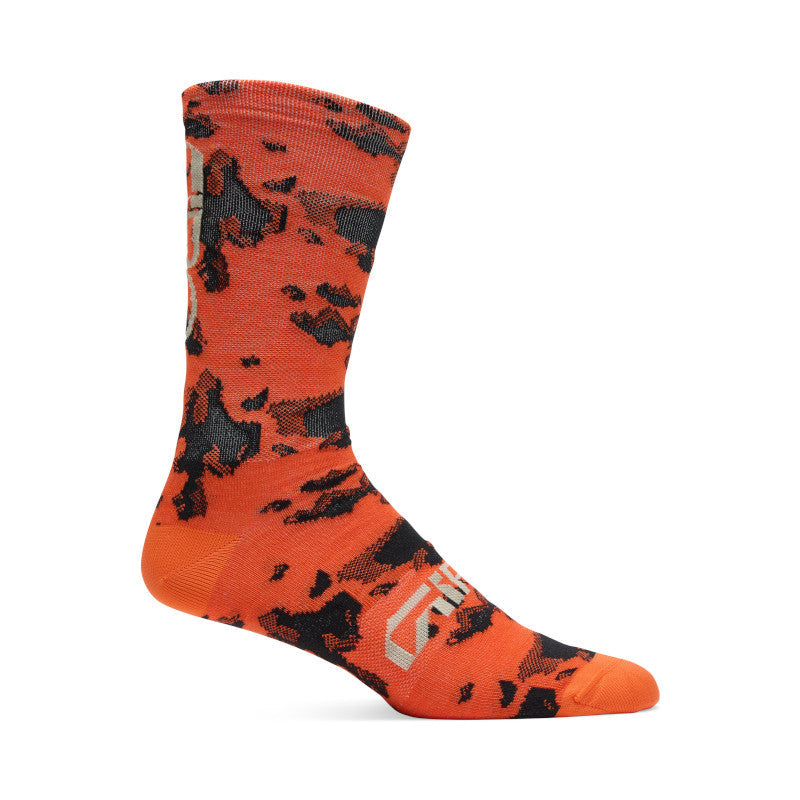 Giro Seasonal Merino Socks in Motion Orange