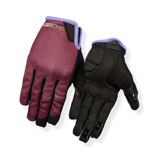 Giro La DND Gel Gloves in Dark Maroon