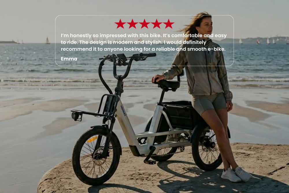 Vamos Trio 3-Wheel Electric Trike – view 5 | Grace & Pace Electric Bikes