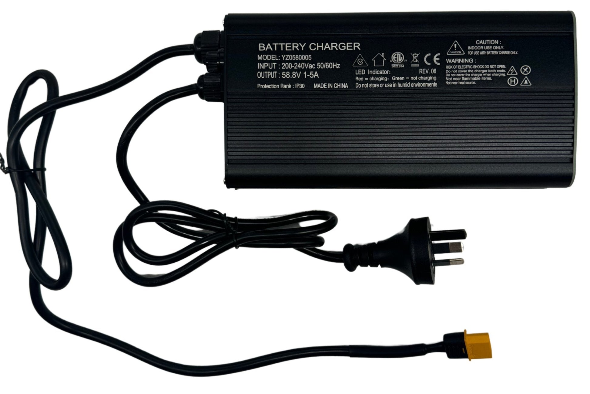 52V Super Charger 80/90/100% - 1-5 Amp For Lithium-Ion Battery