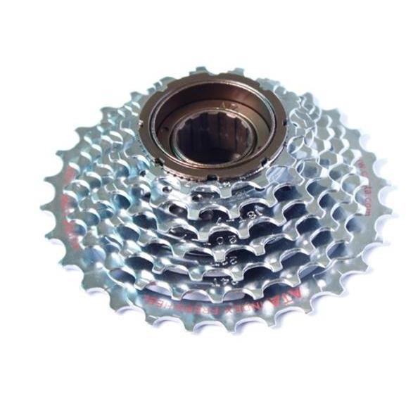 ATA 7-speed 14-28T chrome plated index freewheel
