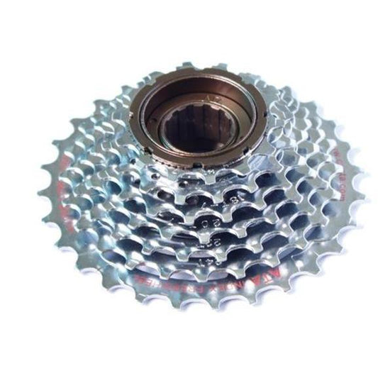 ATA 7-speed 14-28T chrome plated index freewheel