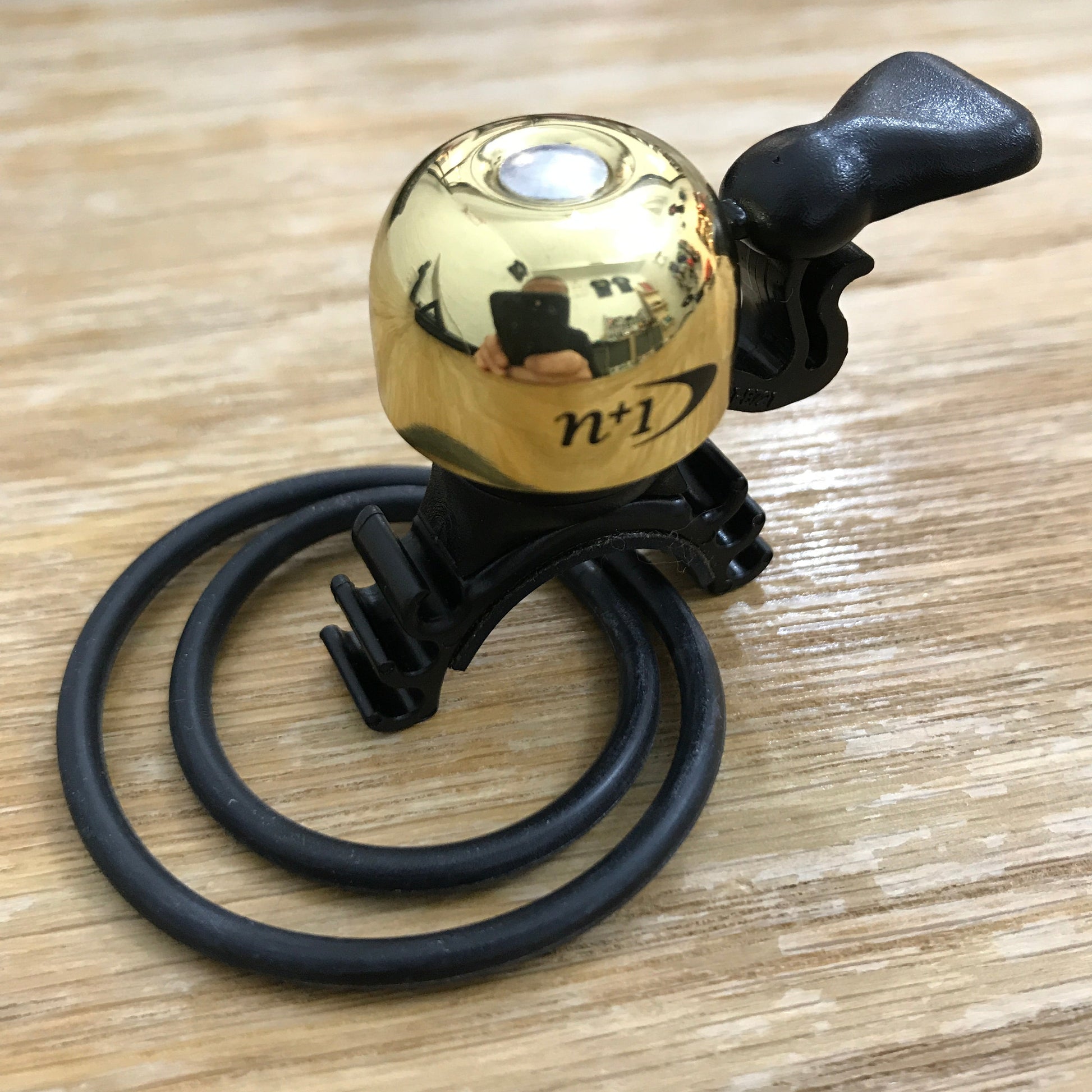Mini Brass Flick Bell 41mm O-Ring Mount | Grace & Pace Electric Bikes