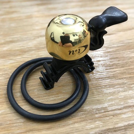 Mini Brass Flick Bell 41mm O-Ring Mount | Grace & Pace Electric Bikes