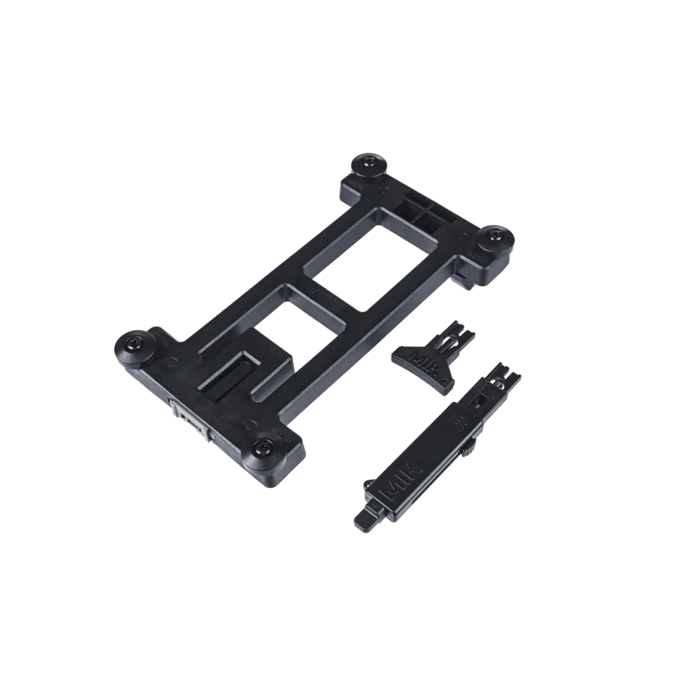 Basil MIK Carrier Adapter Plate Black - top view