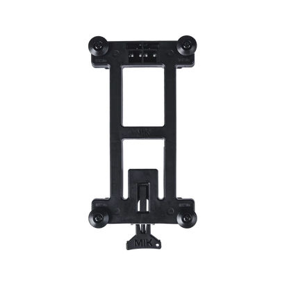 Basil MIK Carrier Adapter Plate Black - mounted on rear carrier