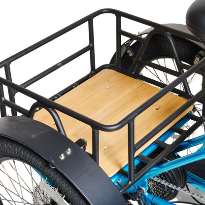 Ryder Mover Electric Trike rear baskets and differential | Grace & Pace Electric Bikes