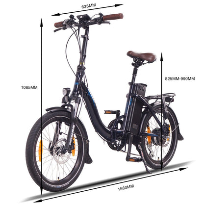 NCM Paris Plus Folding E-Bike - Image 4