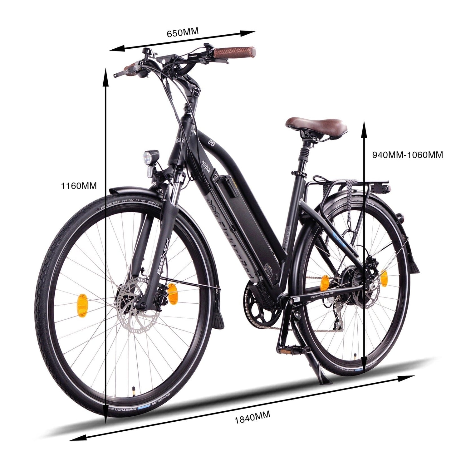 NCM Milano Plus Trekking E-Bike - Image 6
